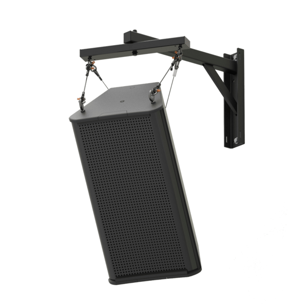 SAS-200-WM STEERABLES, 26" EXTENSION, 200LB INDOOR WALL ARM MOUNT FOR SPEAKERS / 360 DEGREE OF PAN / BLACK